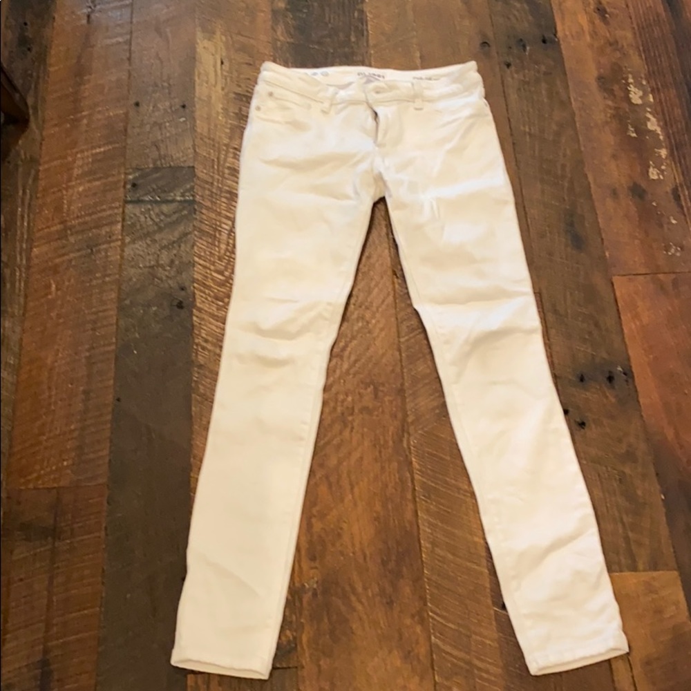 Girls’ white skinny Jean